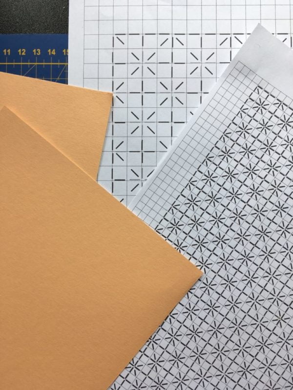 Risco Sashiko para Bordar em Papel - Imagem 4